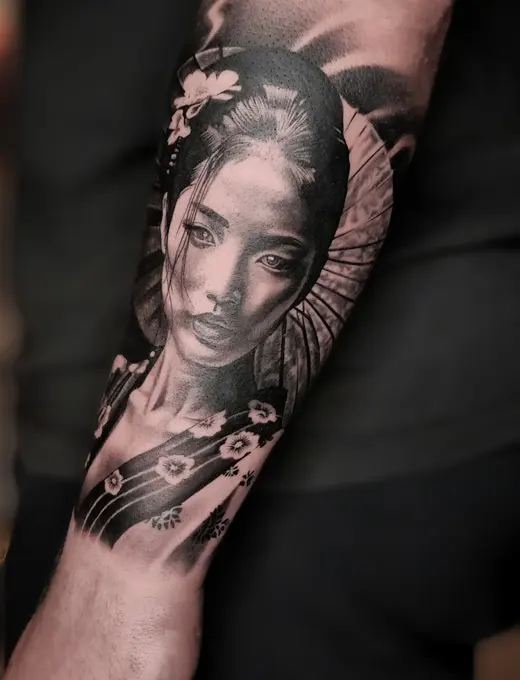 Geisha portrait 